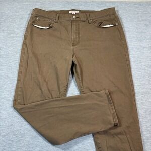 Lucky Brand Pants Men 40x32 Brown 121 Slim Straight Stretch Cotton Casual Chinos